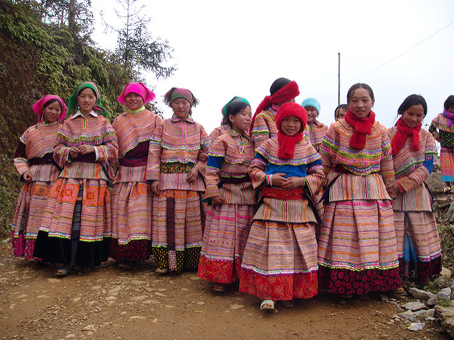 Les Hmong fleuris à Bac Ha Les Hmong fleuris à Bac Hav