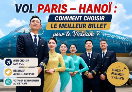 Vol Paris – Hanoï comment choisir le meilleur billet pour le Vietnam