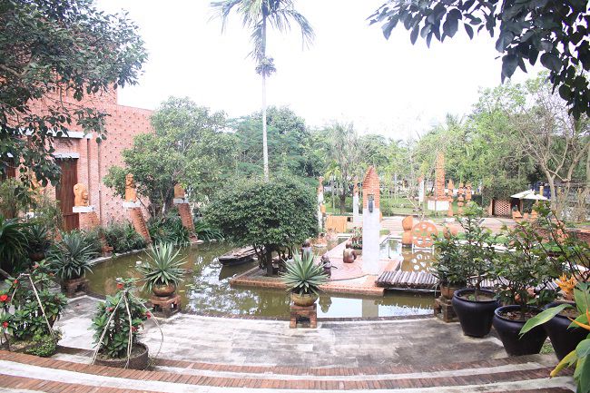 parc en terre cuite Terra Cotta à Hoi An Vietnam