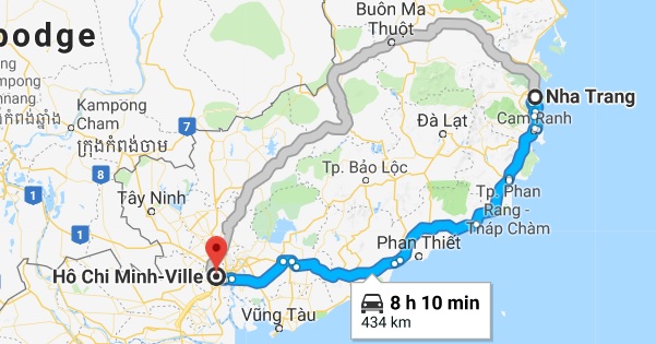 emplacement de Nha Trang