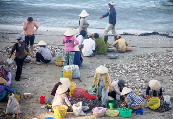 marché de poisson à Mũi Né