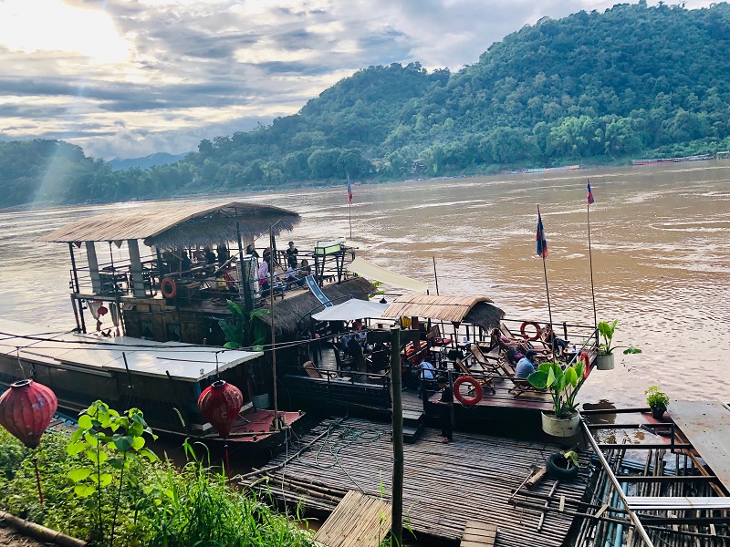 croisère coucher du soleil sur le Mekong à Luang Prabang Sa Sa Sunset cruise