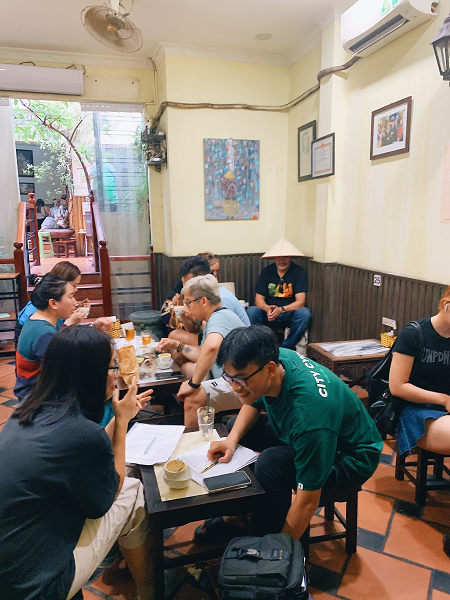 Le café Giang - cafe a l'oeuf Hanoi