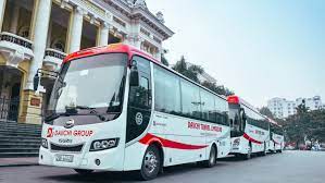 Bus Daiichi devant Hanoi Opera House - bus Hanoi Pu Luong