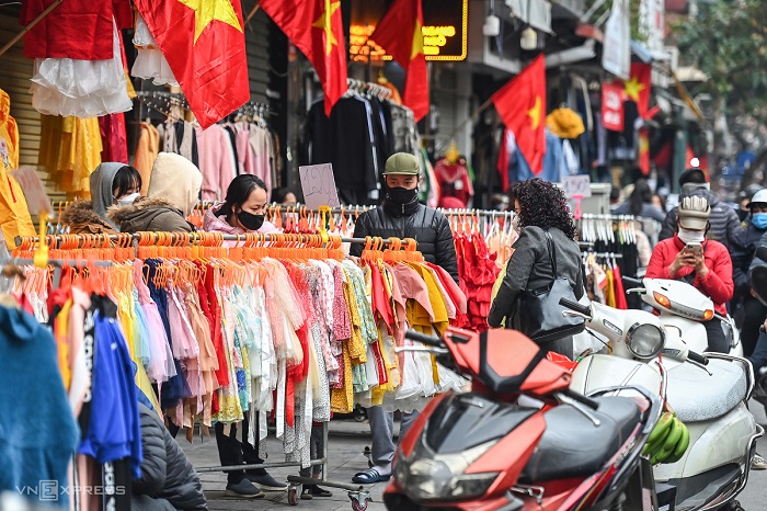 Dans le vieux quartier de Hanoi