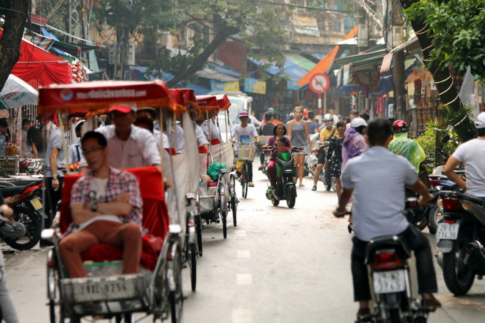 le vieux quartier de Hanoi