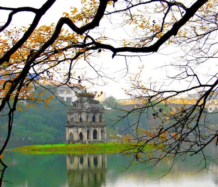 La tour de la Tortue - lac Hoan Kiem