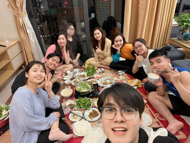 Rassemblement familial pendant les fêtes du Têt