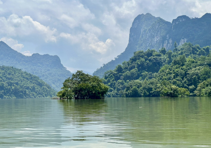 L’île Bà Góa sur le lac Ba Bể