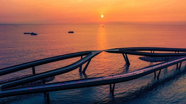 Le Pont du Baiser (Kiss Bridge), symbole incontournable de Sunset Town - ile de Phu Quoc