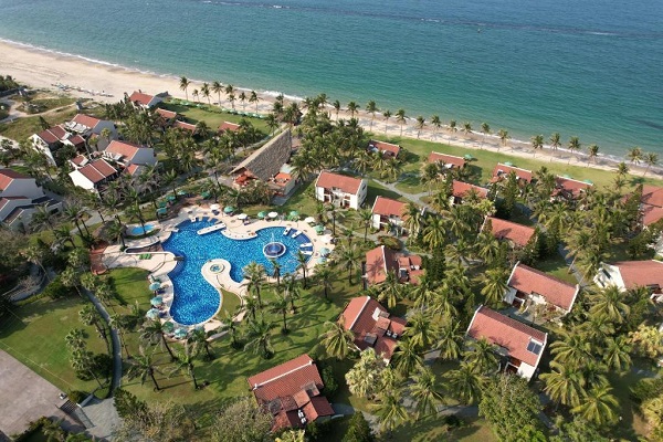 Palm Garden Beach Resort - vue de haut