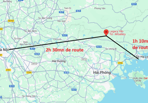 emplacement de Yen Tu