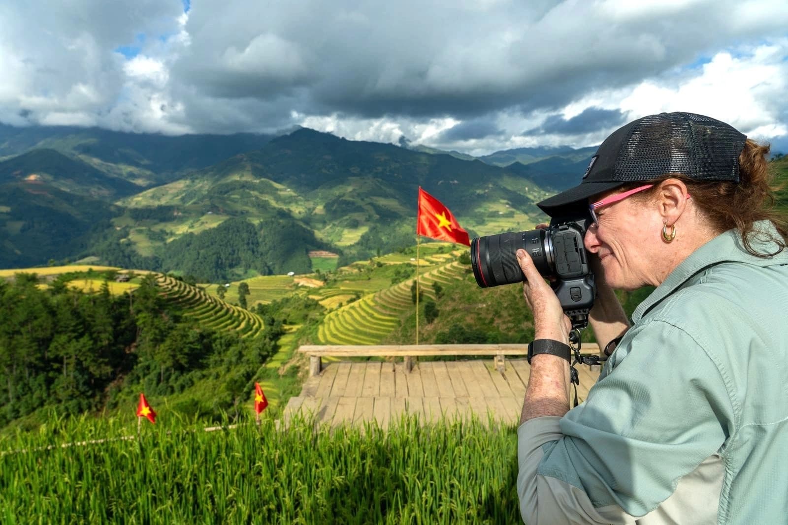 voyage-rizieres-nord-vietnam-touriste-australienne 1