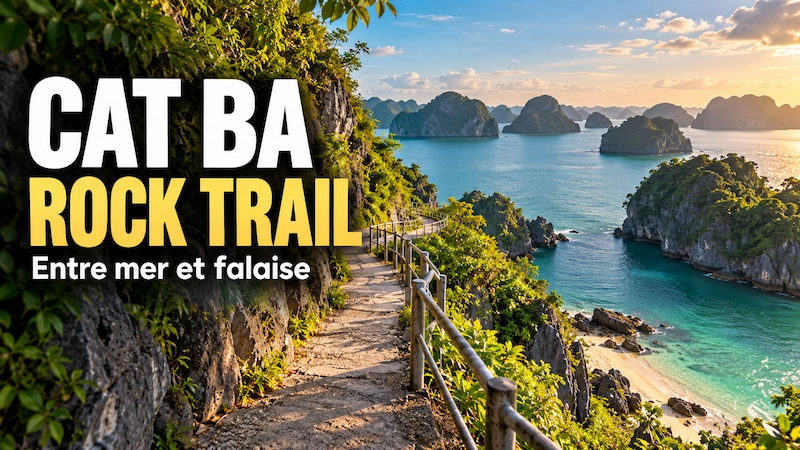 Cat Ba, Vietnam le Rock Trail, une balade qui rappelle les Cinque Terre